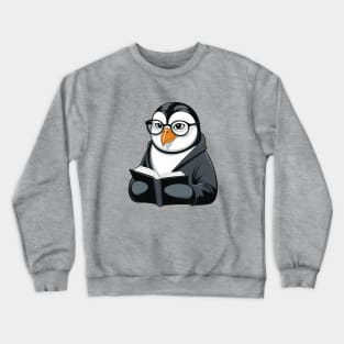 Librarian Penguin Crewneck Sweatshirt